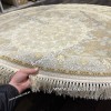 Восточный Ковер Для Гостиной Дизайн 30551 Круг
