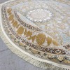 Восточный Ковер Для Гостиной Дизайн 30545 Круг