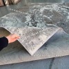 Серый с Коричневым Абстрактный Ковер Дизайн 05